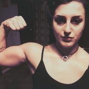 Teen muscle girl Fitness girl Giorgia
